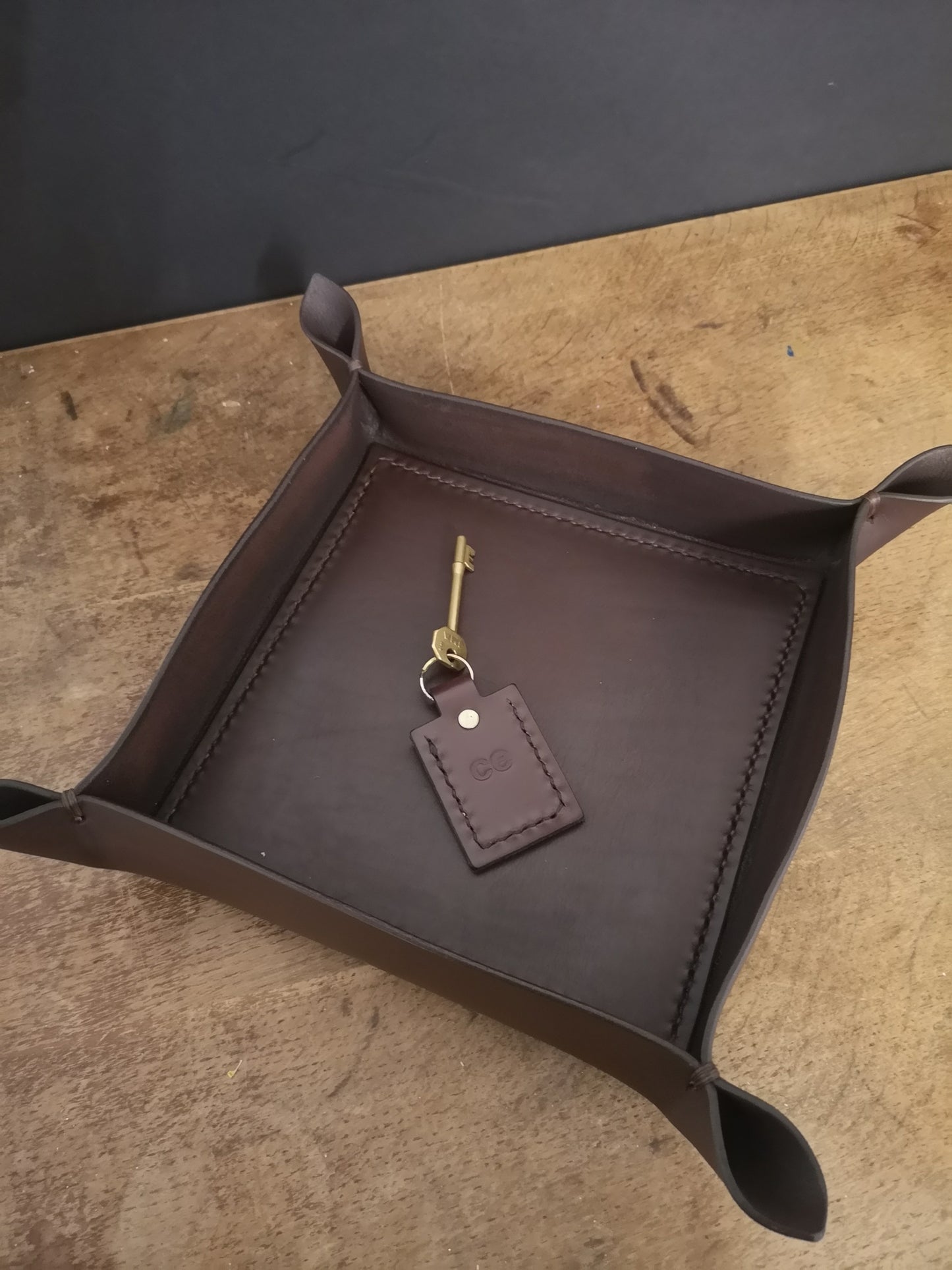 Leather Desk Tray